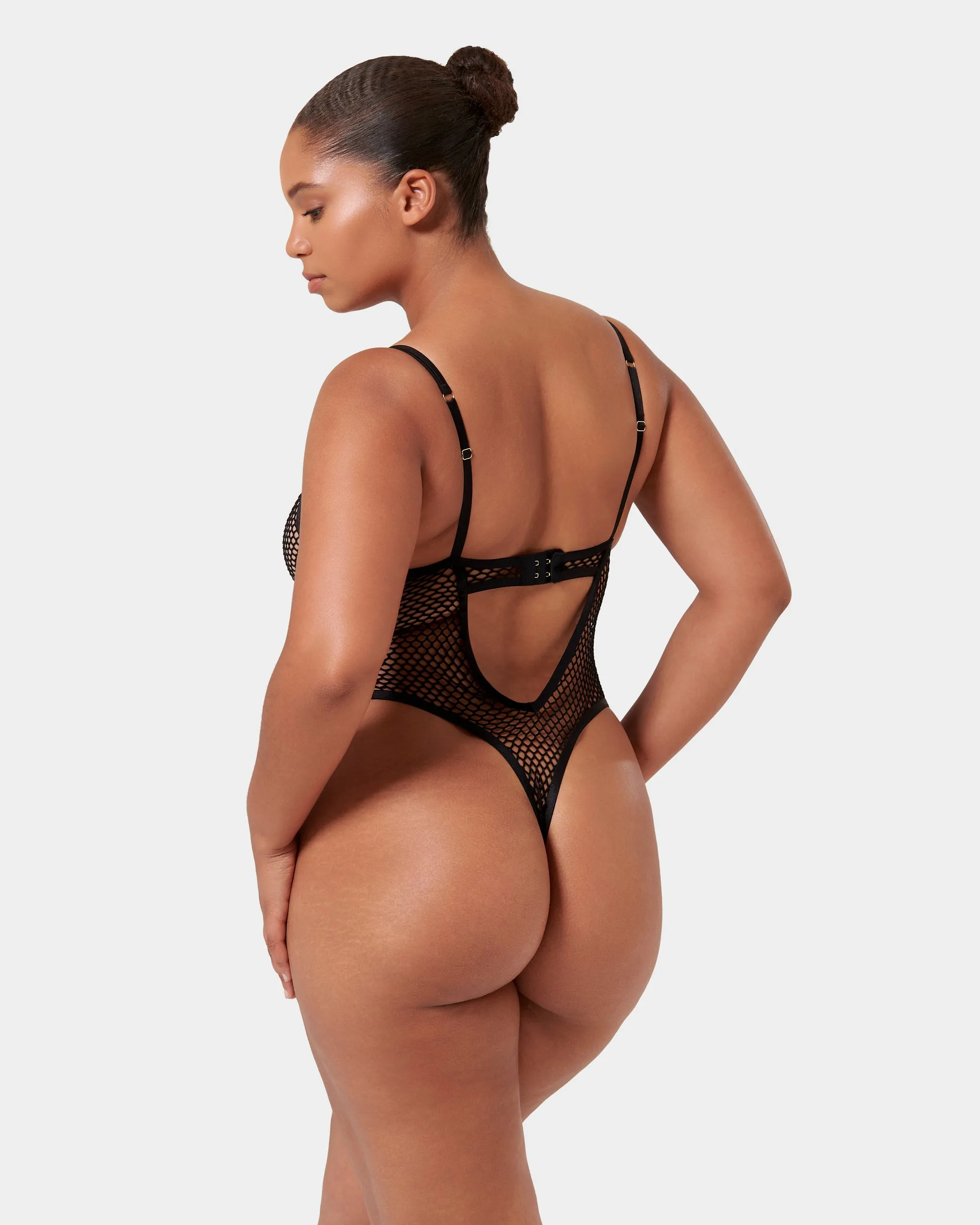 Mina Wired Bodysuit Black