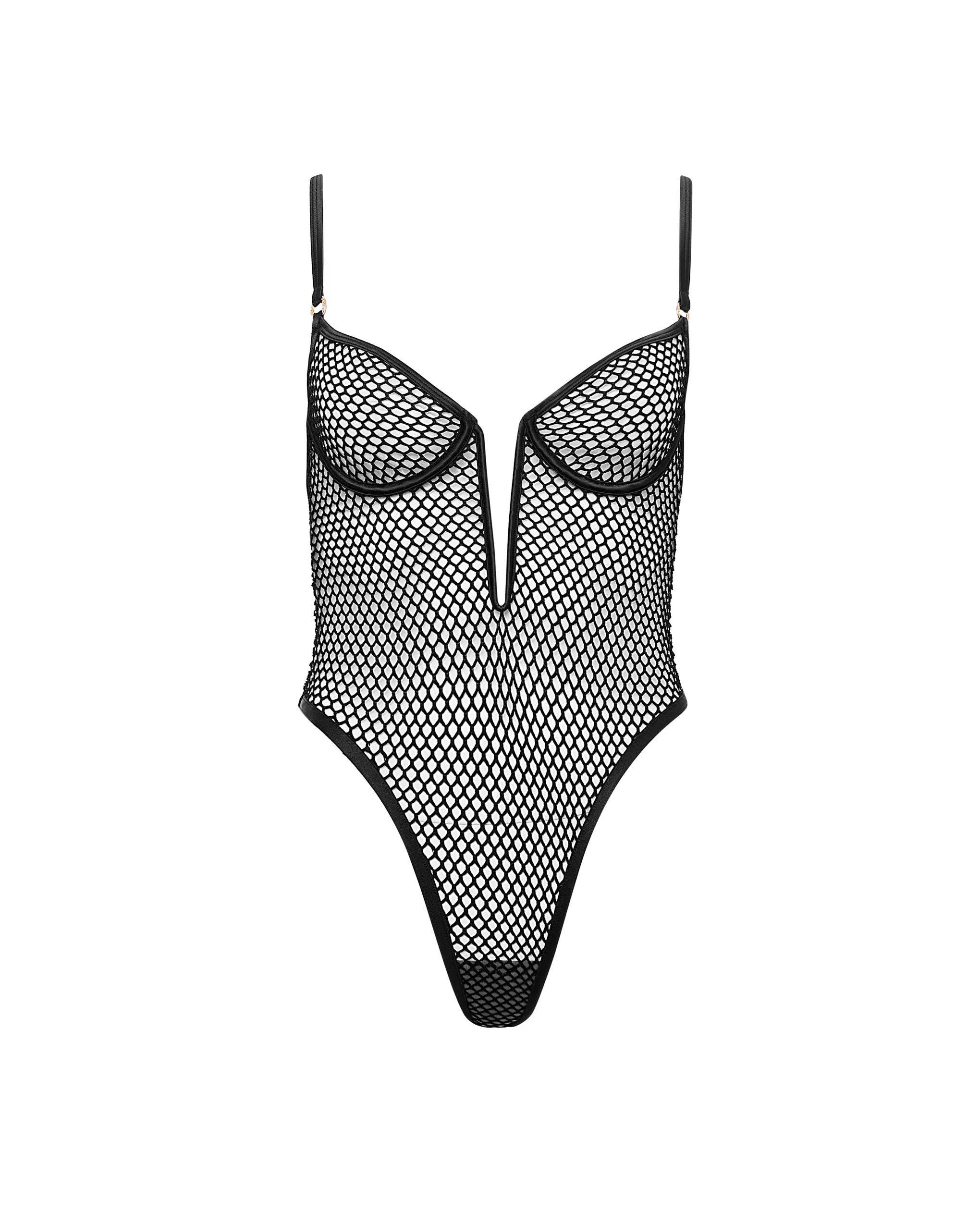 Mina Wired Bodysuit Black