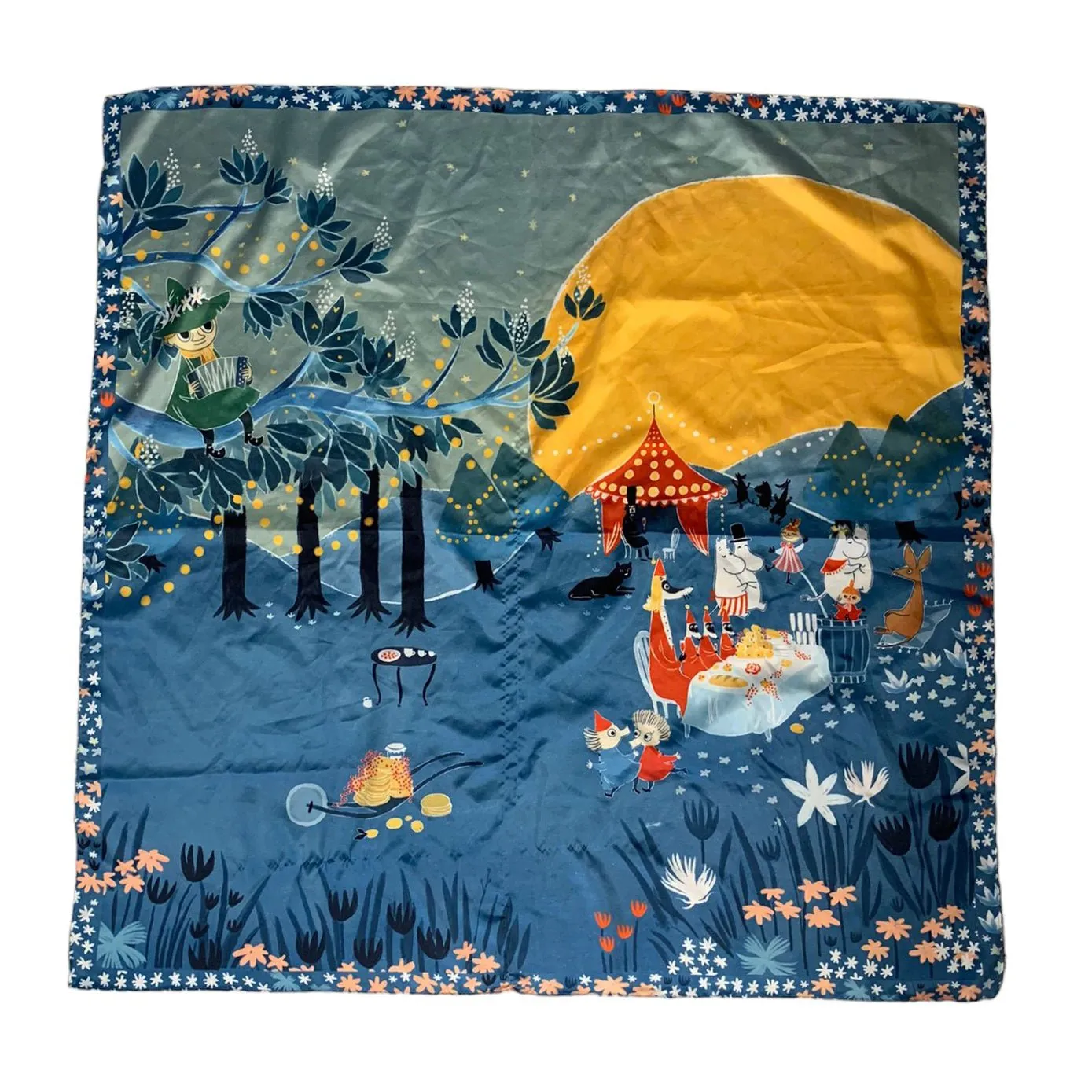 Moomin Picnic Square Scarf