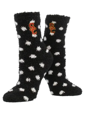 NCAA College Fuzzy Socks For Women & Men, Warm and Cozy Socks Womens Licensed University Sock