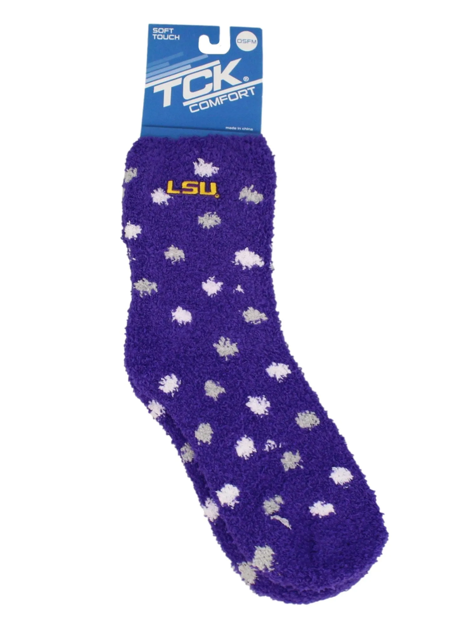 NCAA College Fuzzy Socks For Women & Men, Warm and Cozy Socks Womens Licensed University Sock