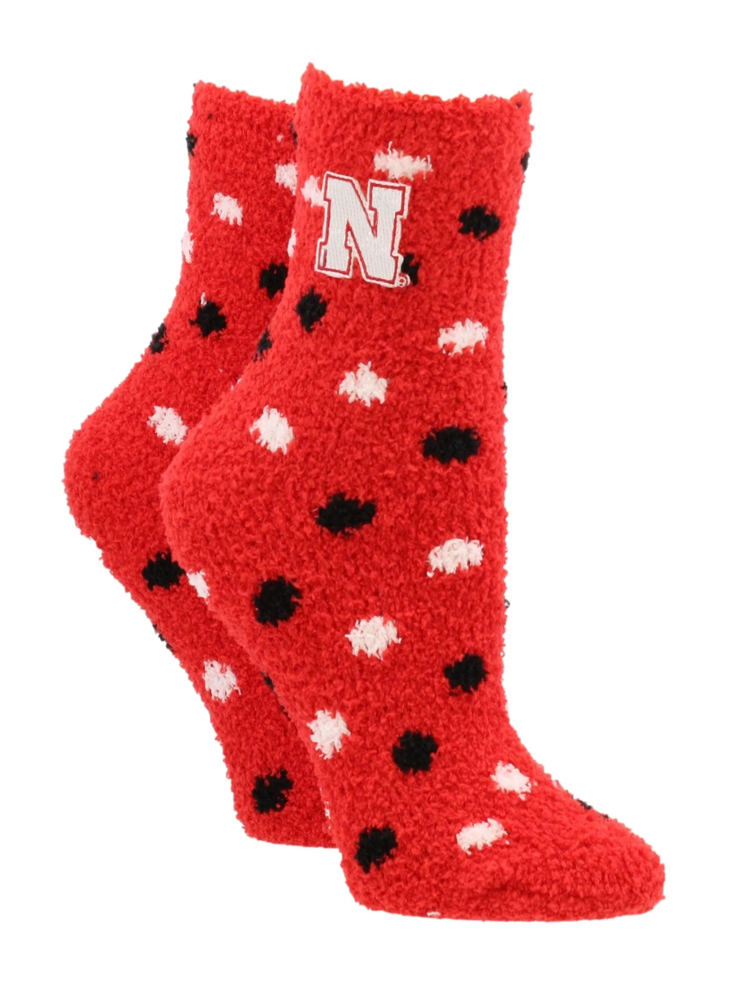 NCAA College Fuzzy Socks For Women & Men, Warm and Cozy Socks Womens Licensed University Sock