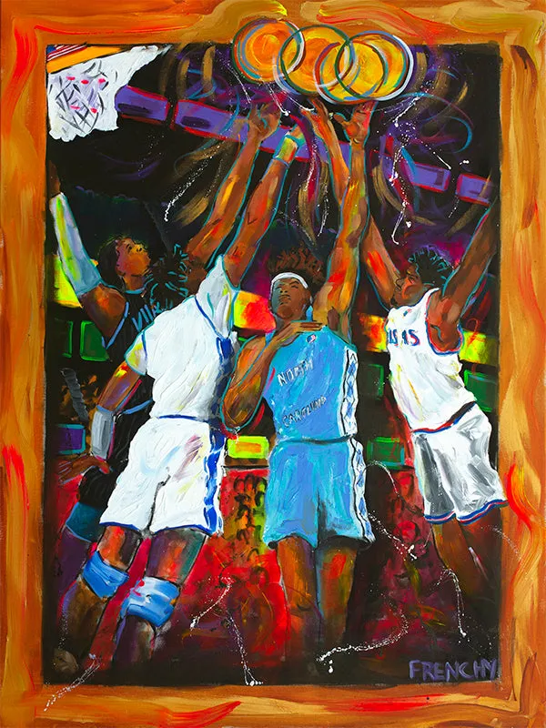 NCAA Fan Experience Live Painting by Frenchy