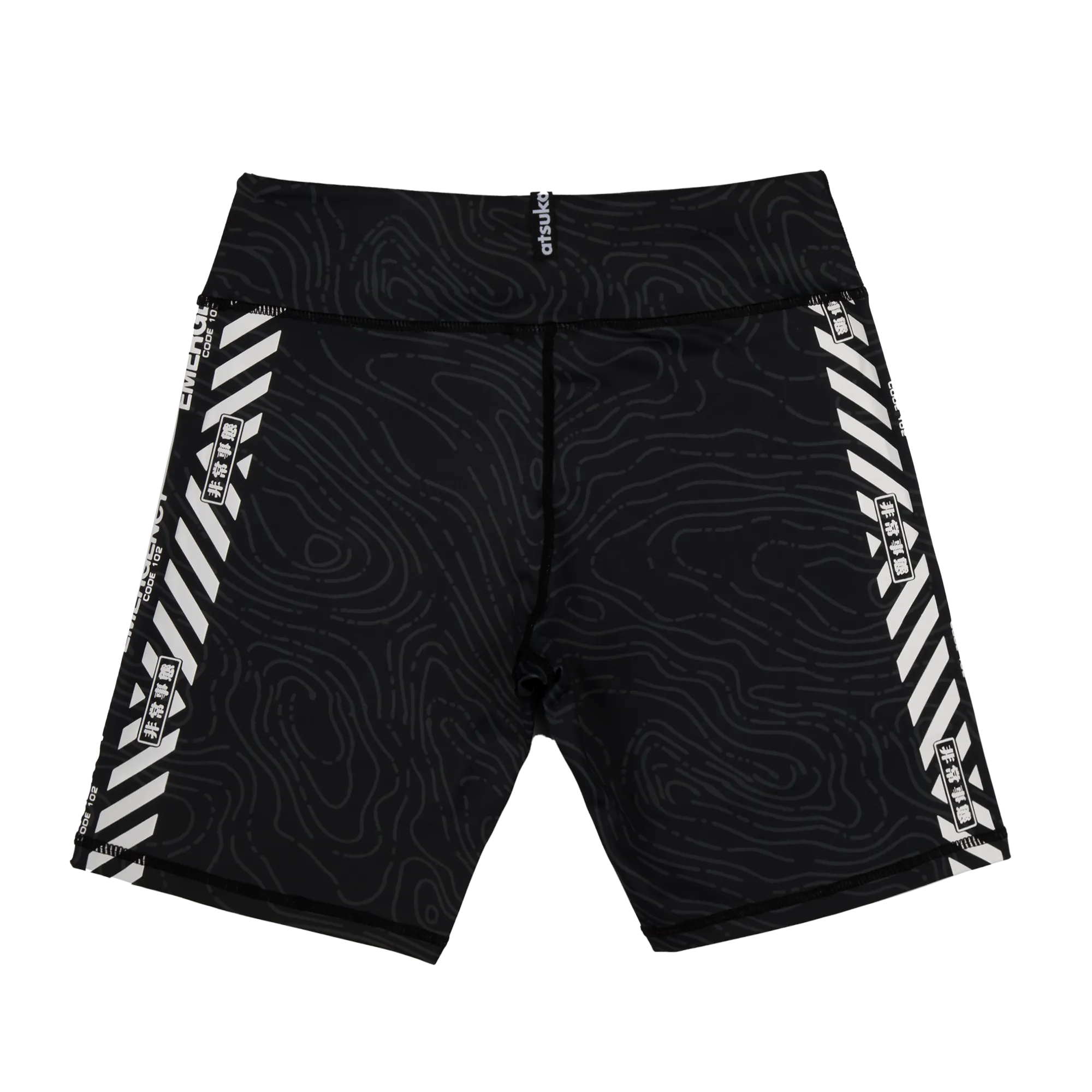 NERV Topography Print Women's Biker Shorts