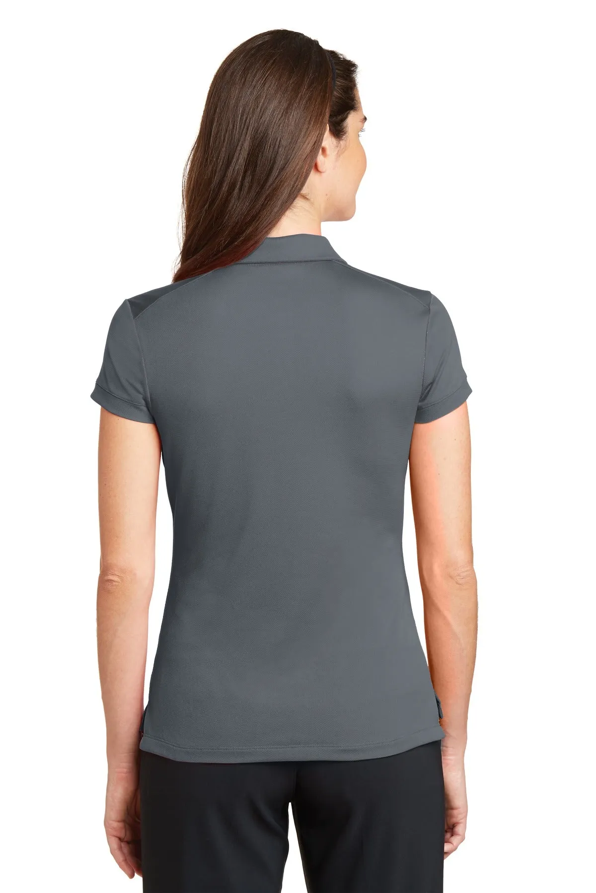 Nike Ladies Dri-FIT Solid Icon Pique Modern Fit Polo. 746100