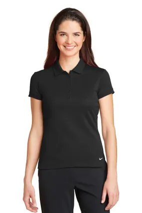 Nike Ladies Dri-FIT Solid Icon Pique Modern Fit Polo. 746100