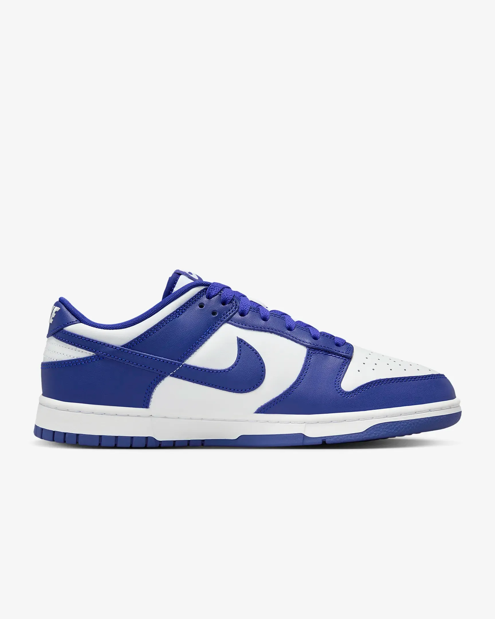 Nike Men's Dunk Low Retro Shoes - White / University Red / Concord