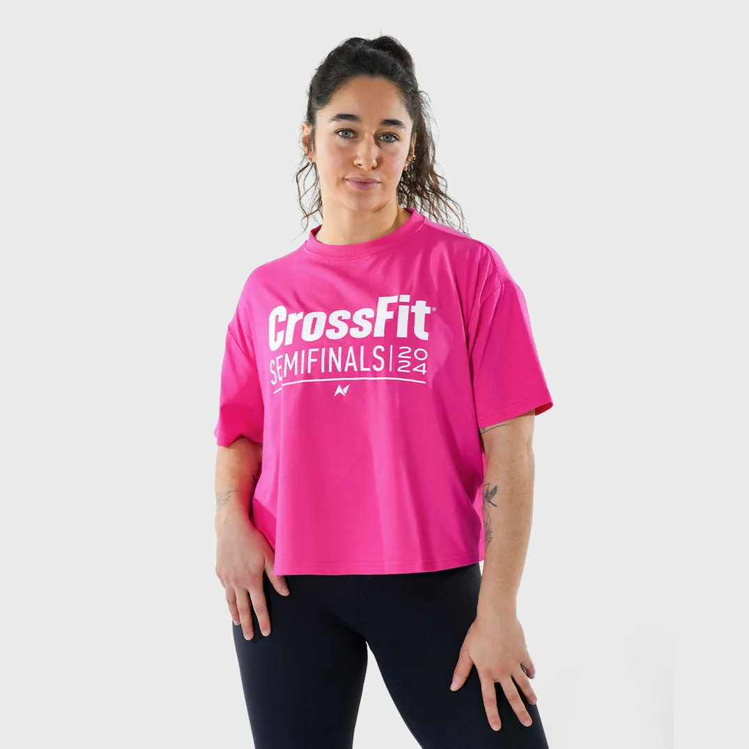 Northern Spirit - CrossFit® Women's Baggy Top Patchwork - Torian Pro - BUBBLEGUM