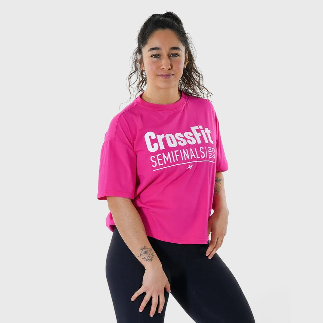 Northern Spirit - CrossFit® Women's Baggy Top Patchwork - Torian Pro - BUBBLEGUM