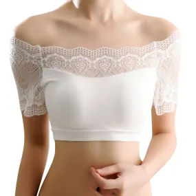 Off Shoulder Tube Top Bra Tube Tops for Women - bucketstores.com