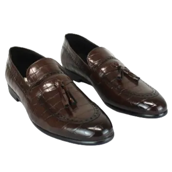 P CROUCH & CO Ox Blood Slip On