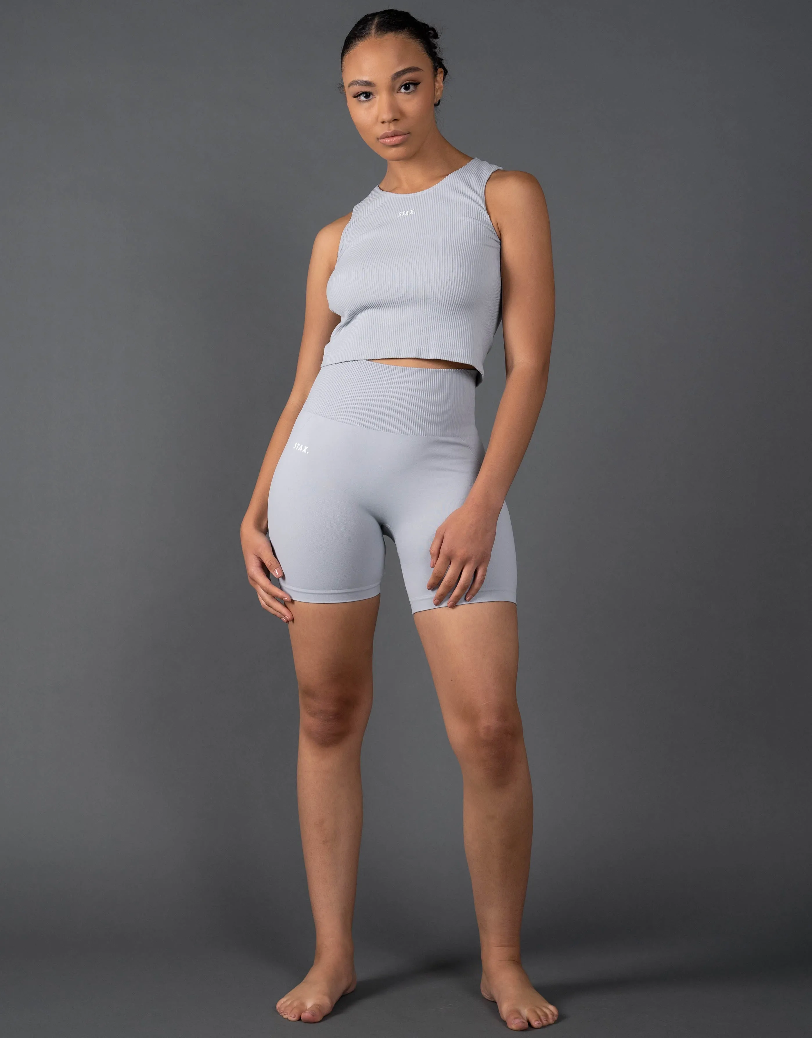 Premium Seamless Cropped Singlet Lounge V5.1 - Breeze