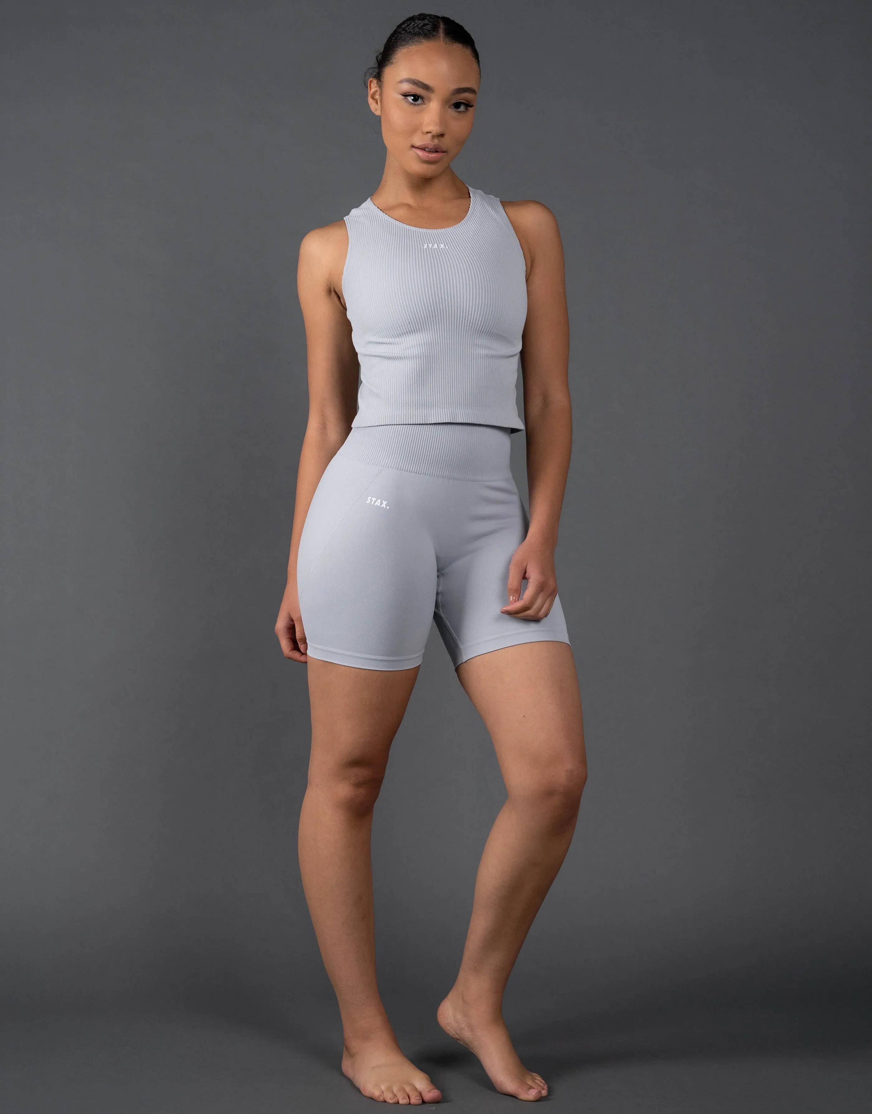 Premium Seamless Cropped Singlet Lounge V5.1 - Breeze