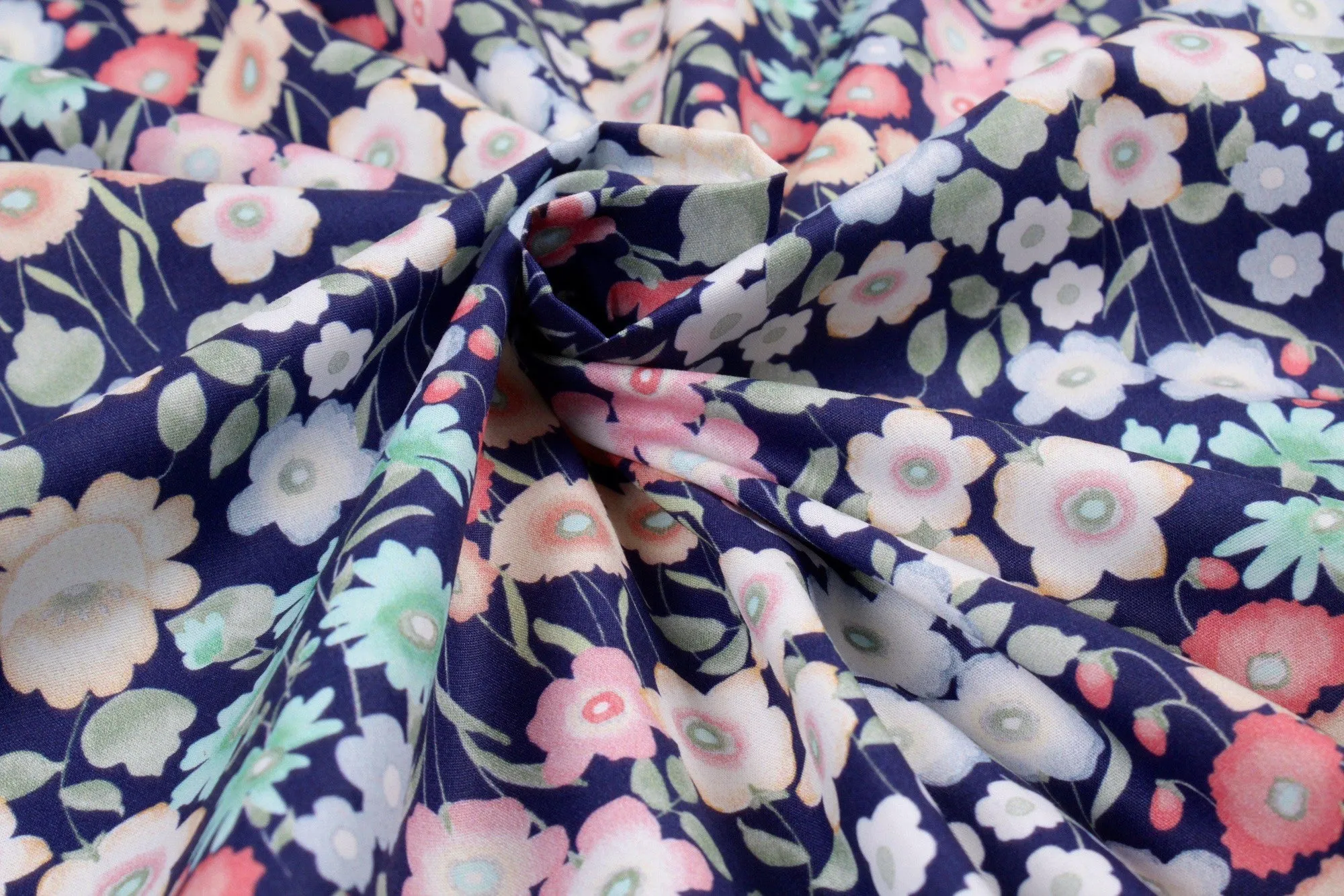 Printed Cotton Satin - Floral