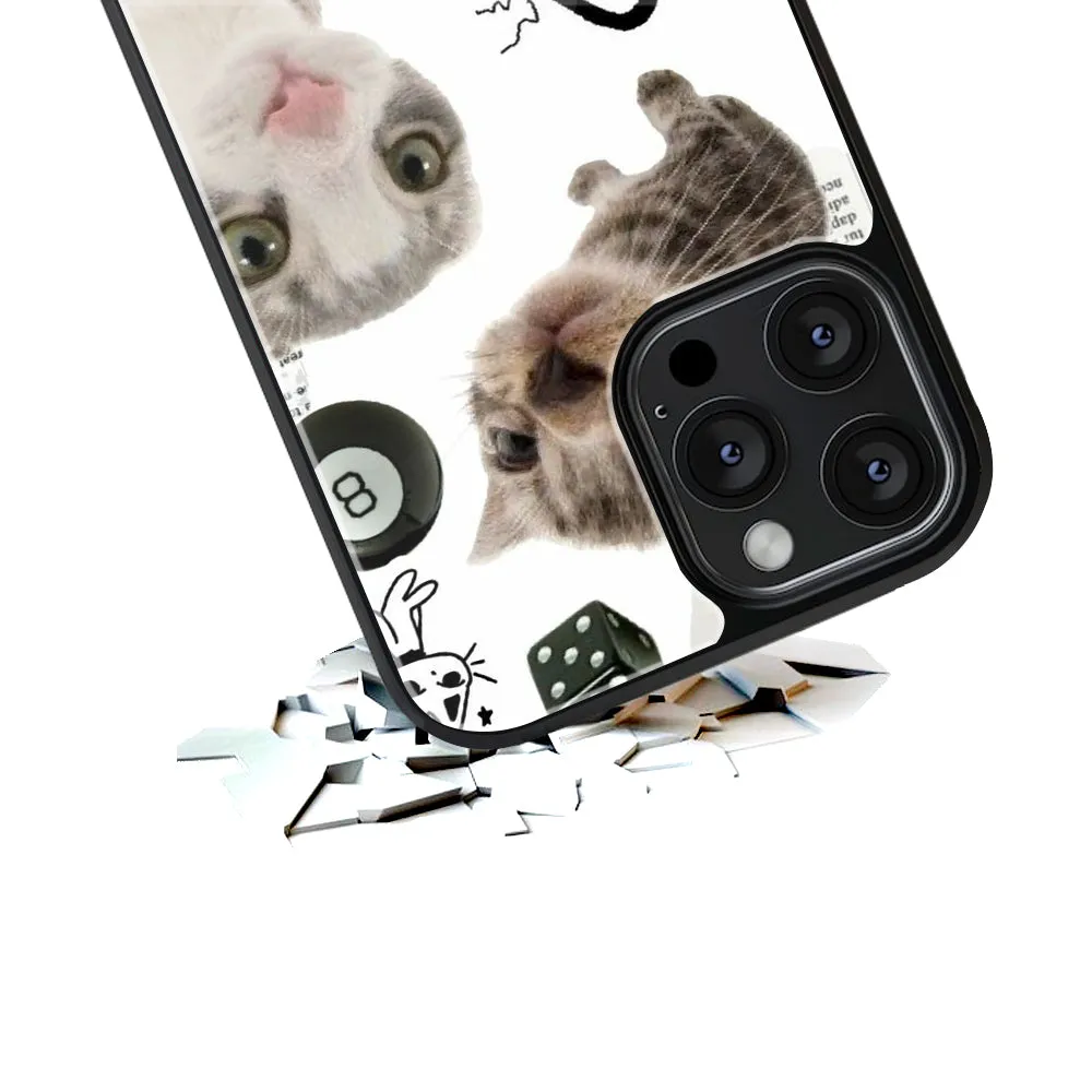 Purrfect Patchwork Phone Cover | Glass Case