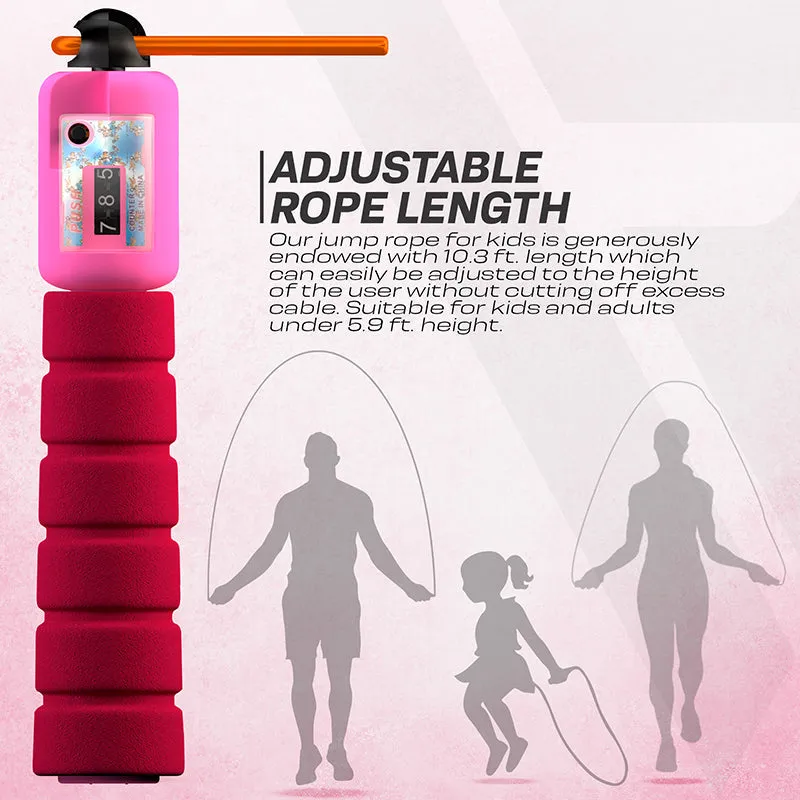 RDX FP Kids 10.3ft Adjustable Skipping Rope with Counter