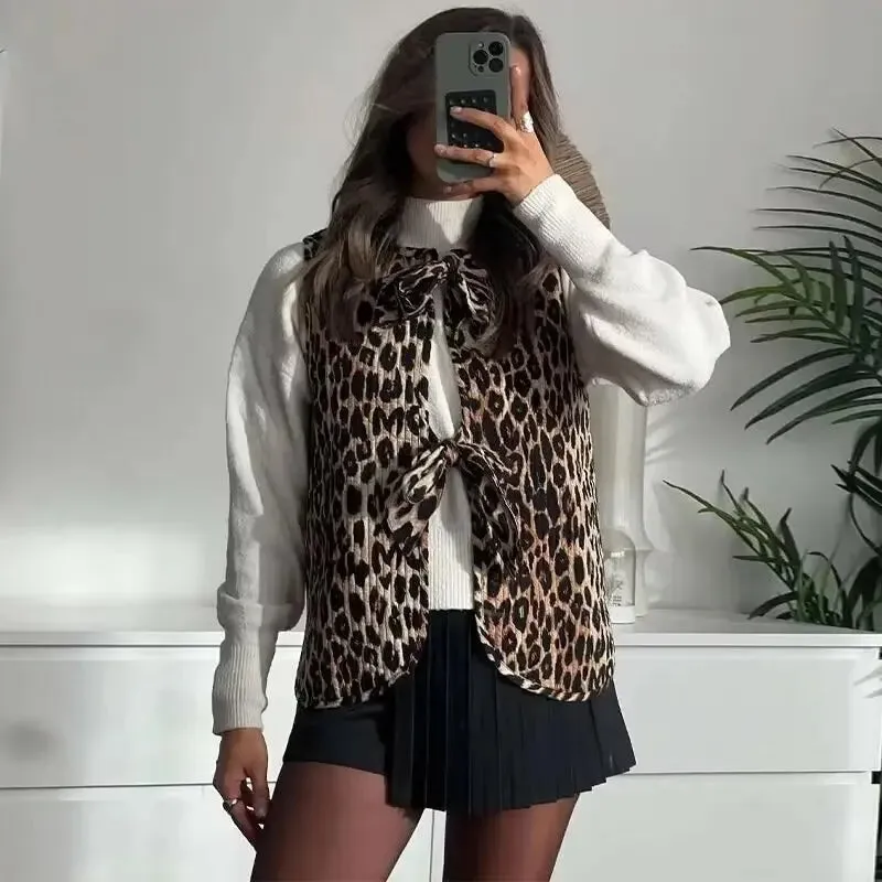 Sadie | Cute Leopard Vest