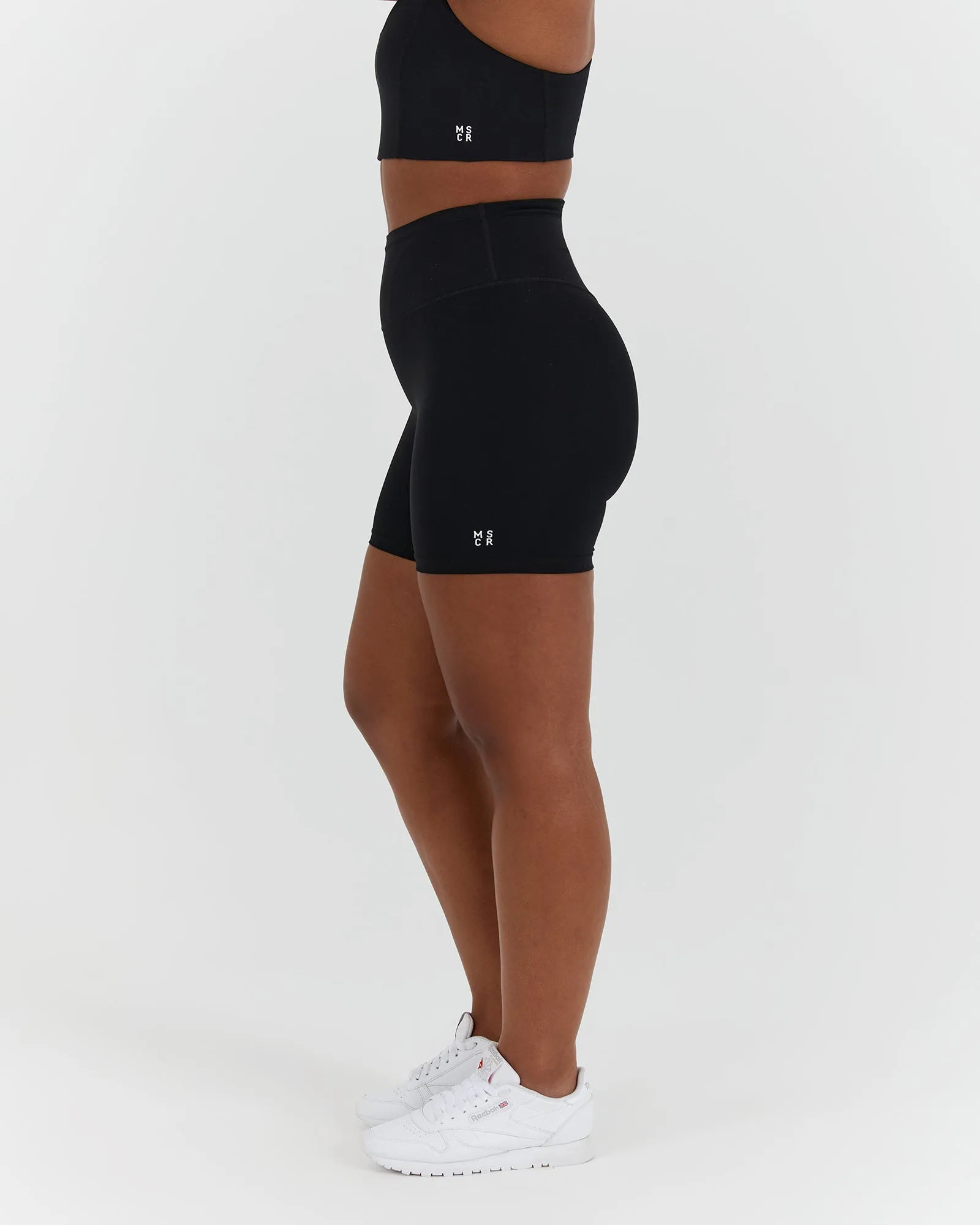 SCULPT BIKER SHORTS - BLACK