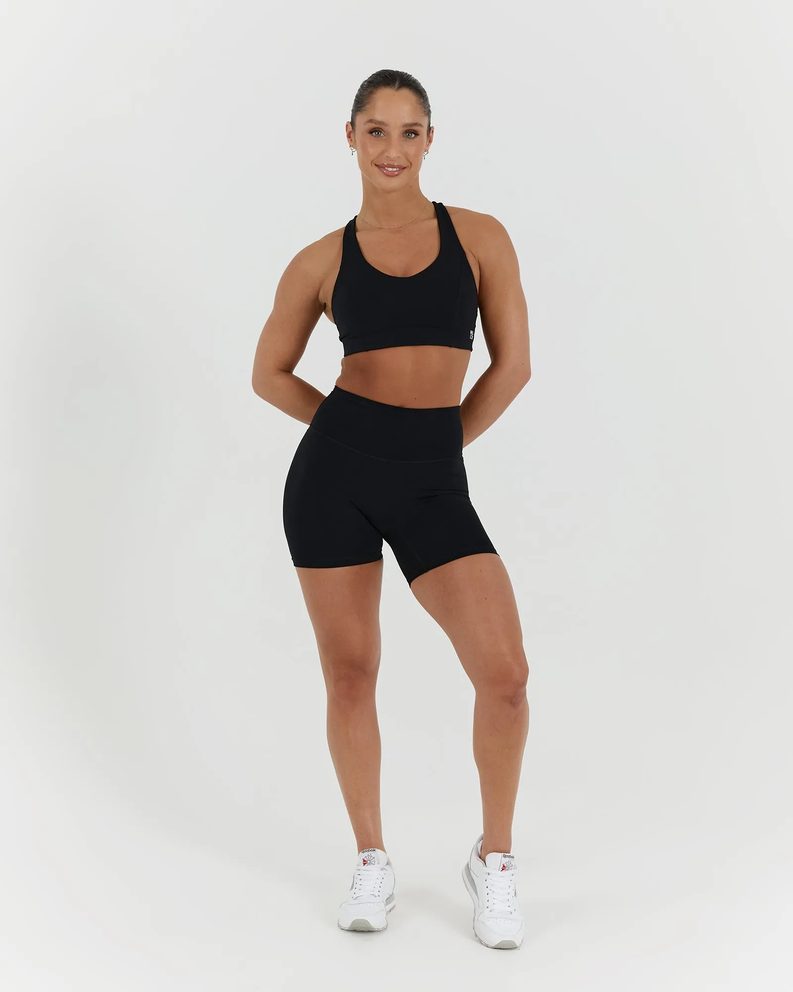 SCULPT BIKER SHORTS - BLACK