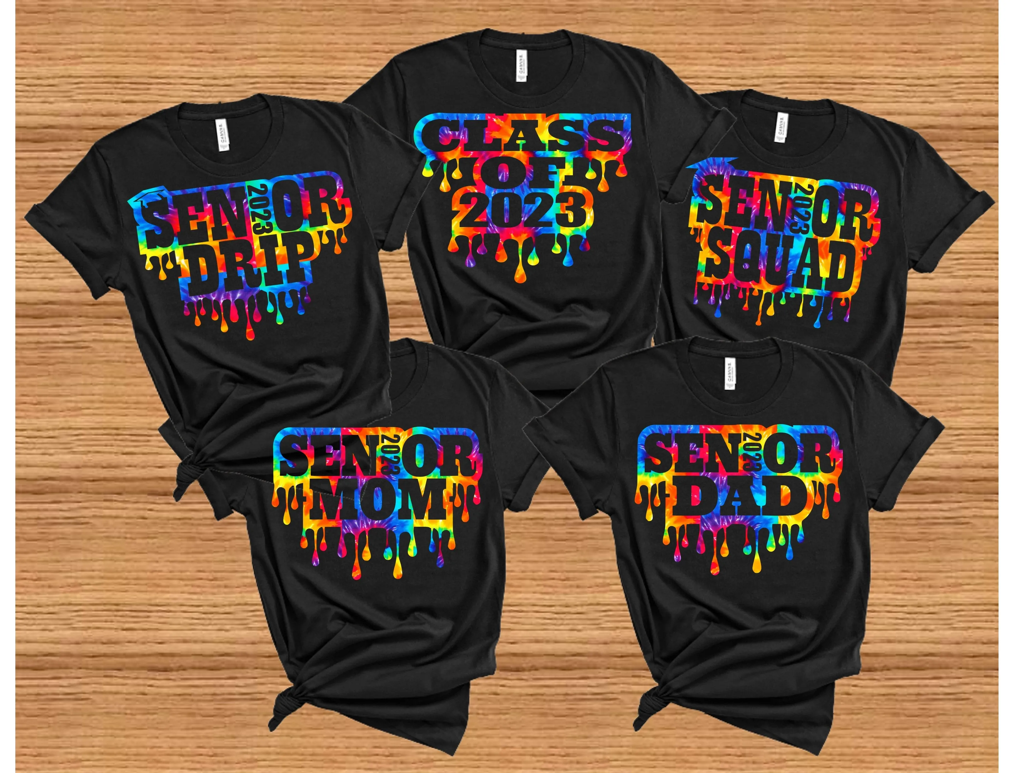 Senior Squad 2023 Squads Seniors Class Of 2023 Drip T-shirt