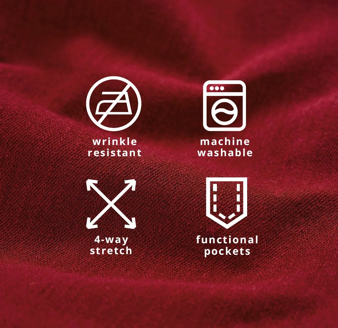 Skinny-Leg | 4-Pocket Betabrand Yoga Denim (Oxblood)