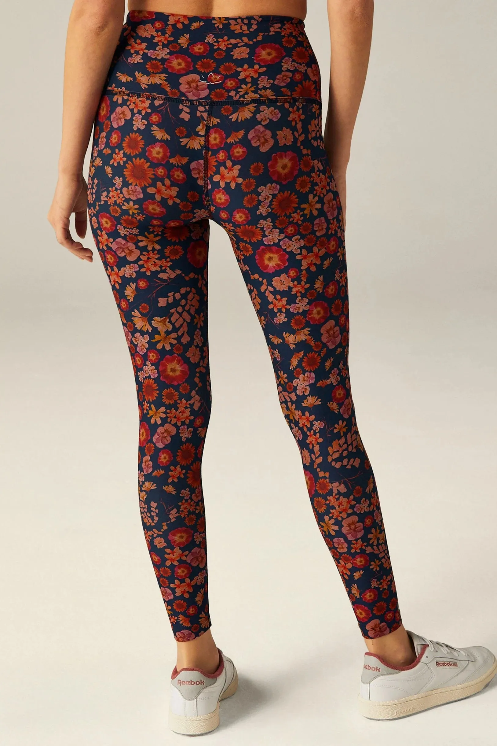 Softmark High Waisted Leggings - Retro Press Floral