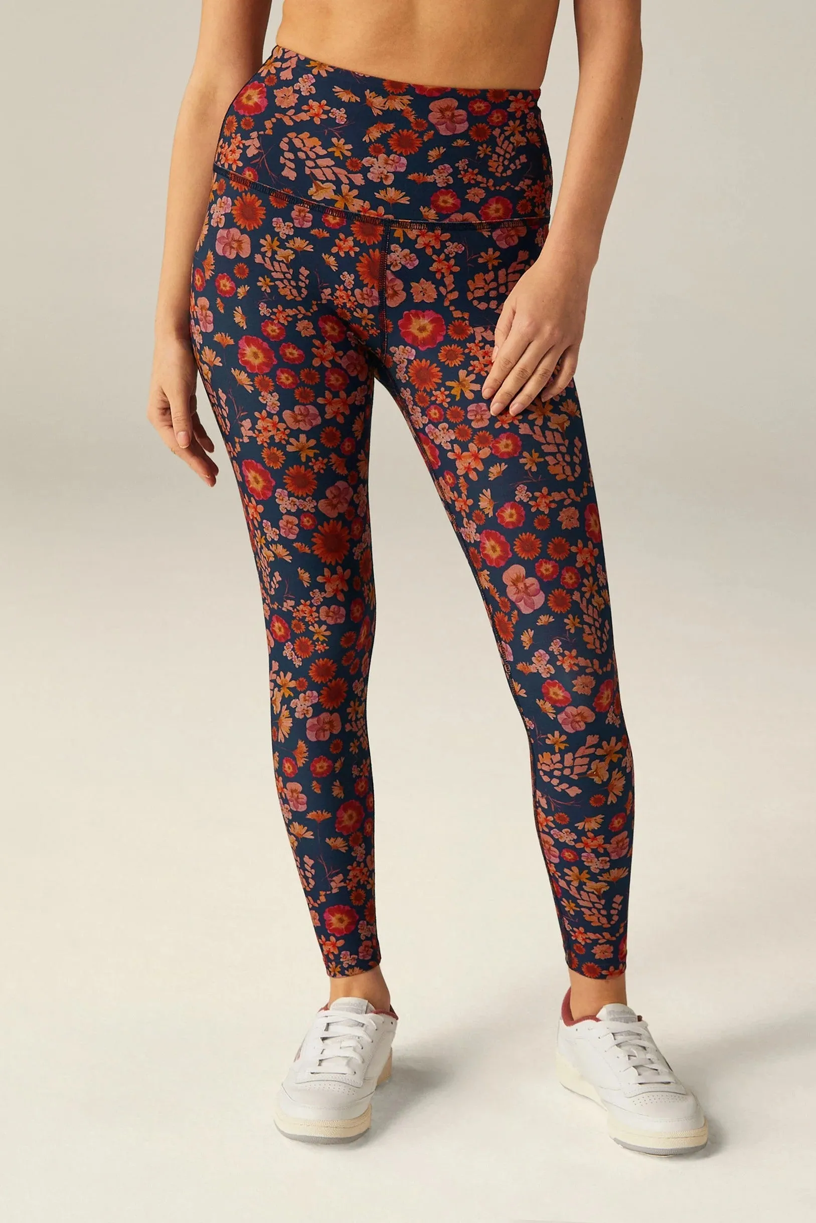 Softmark High Waisted Leggings - Retro Press Floral