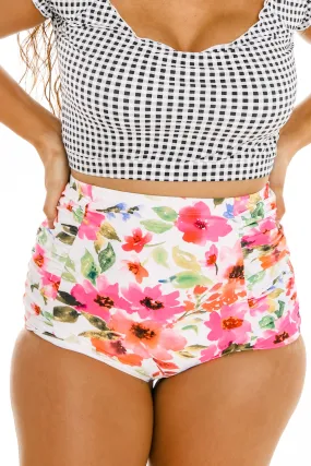 Sun Baked Bottoms | Pink Floral | Final Sale