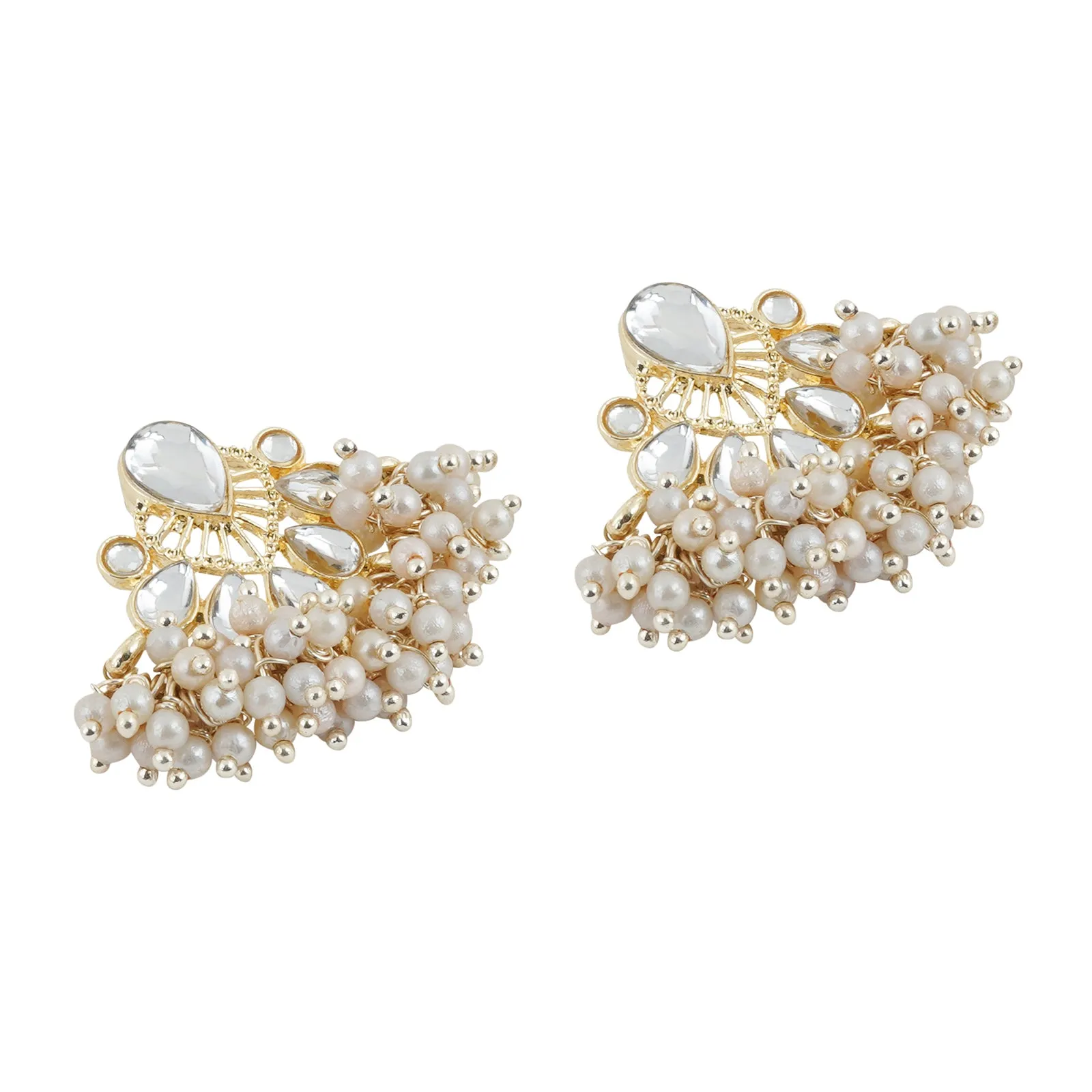 Teejh Aarohi Pearl and Polki Earring