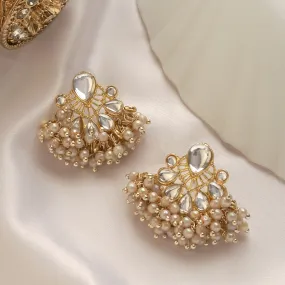 Teejh Aarohi Pearl and Polki Earring