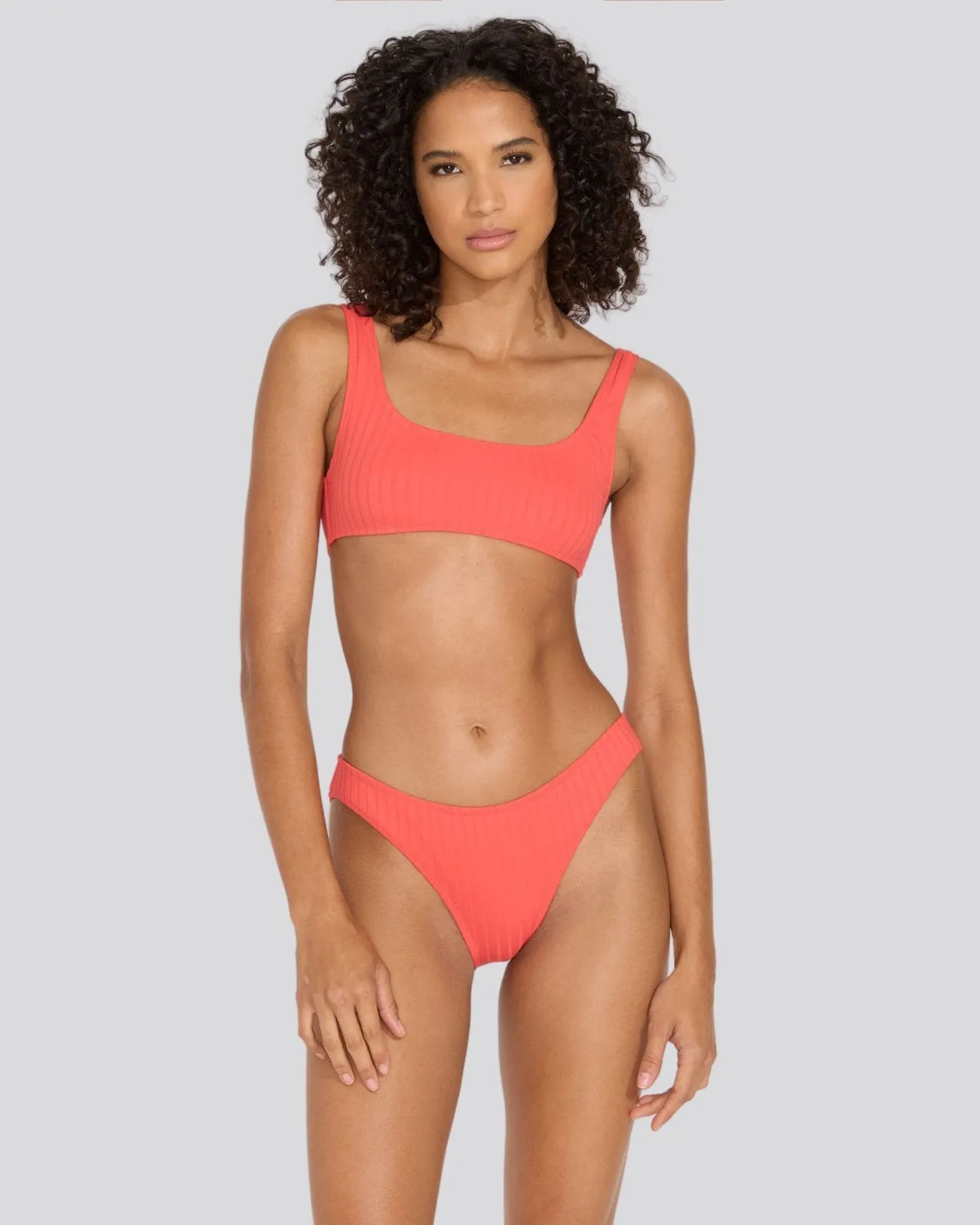 The Elle Ribbed Bikini Bottom