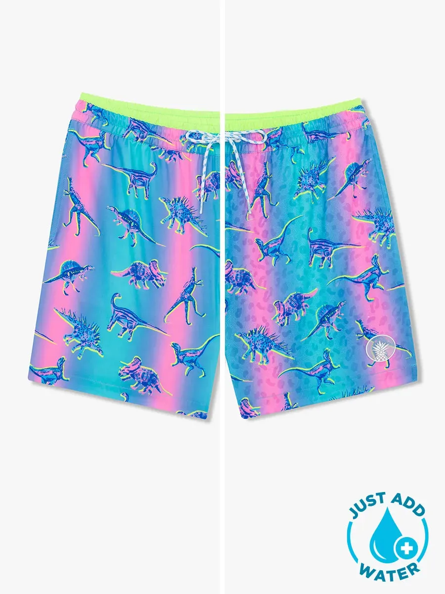 The Lil Dino Delights (Toddler Magic Swim Trunk)