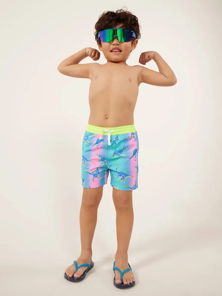 The Lil Dino Delights (Toddler Magic Swim Trunk)