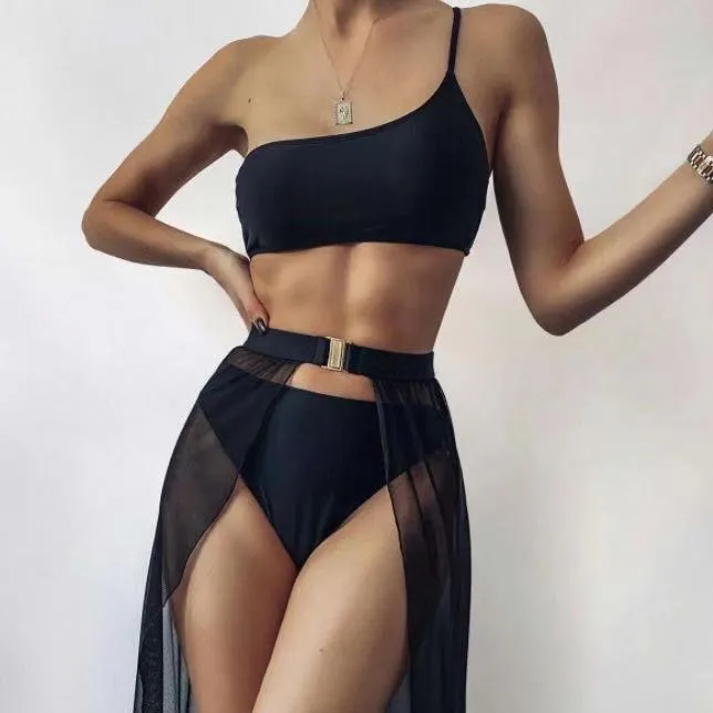 Two piece Bikini plus open skirt