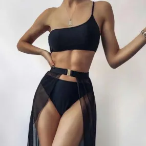 Two piece Bikini plus open skirt