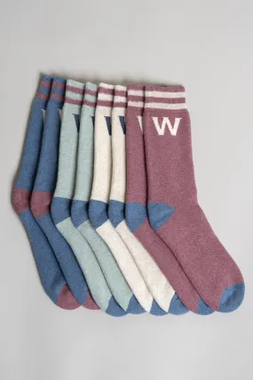 Unisex College Socks 4-Pack