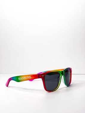 Unisex Pride 2023 Rainbow Risky Business Sunglasses - Pride Festival Glasses - LGBTQIA