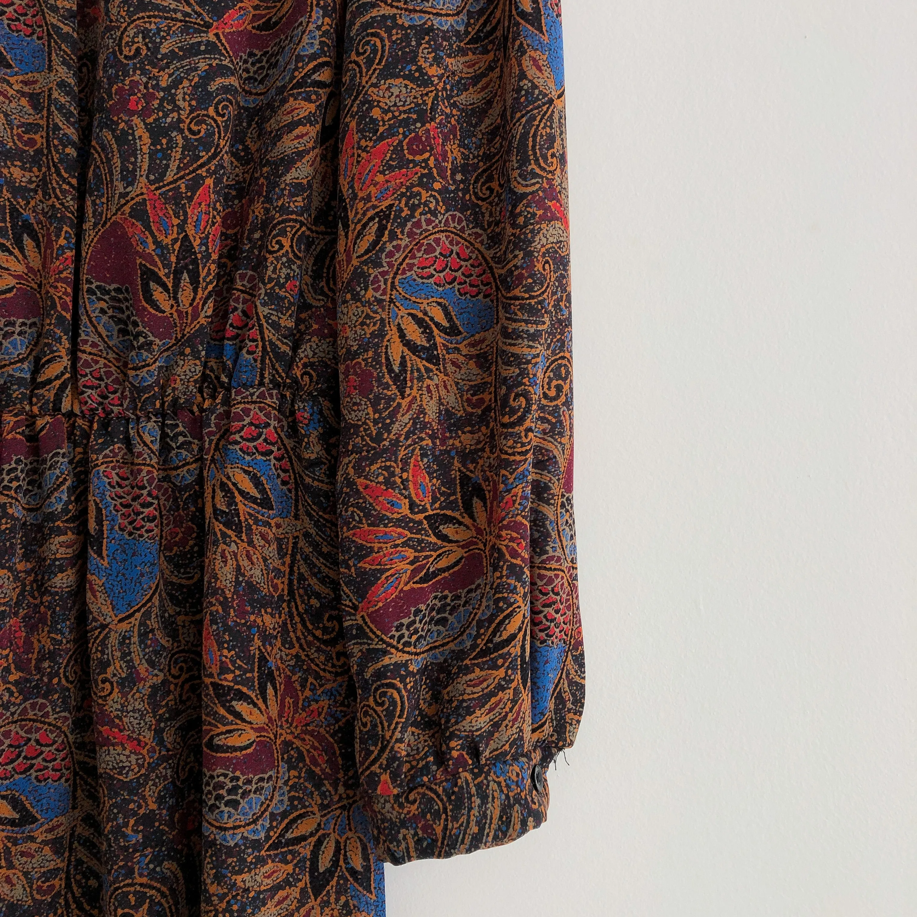 Vintage Paisley Sheer Dress