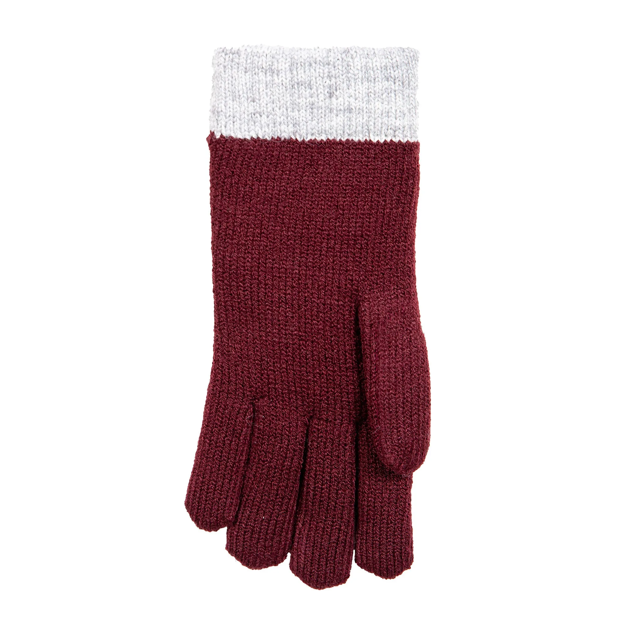 Women’s Patchwork Cable Knit Gloves