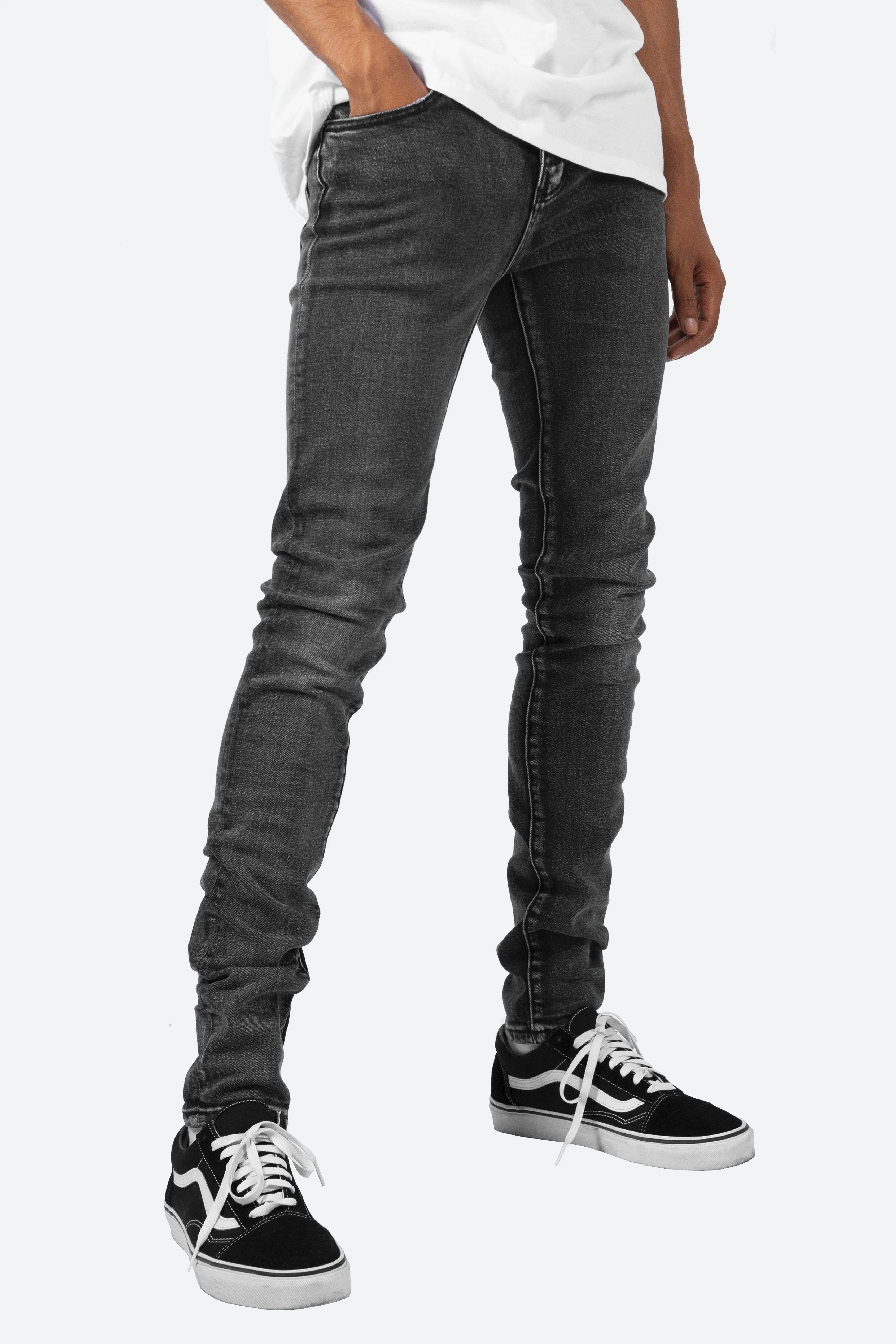 X147 Stretch Denim - Grey