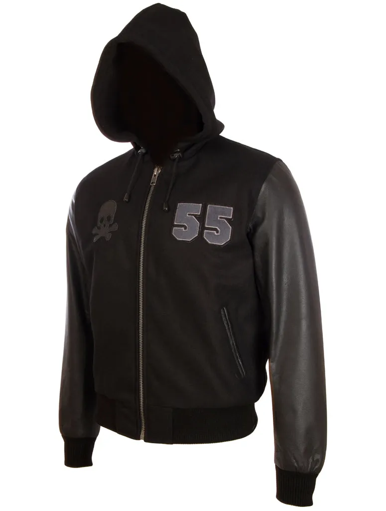 Y3EZ Men’s Varsity Hood Jacket - Skull